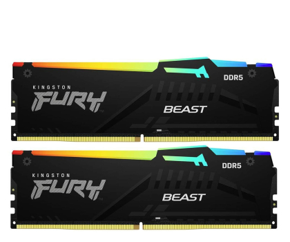 Pamięć RAM Kingston FURY 128GB (2x64GB) 5600 CL36 Beast RGB